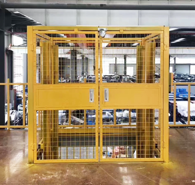 陕西智能导轨式升降机亮相